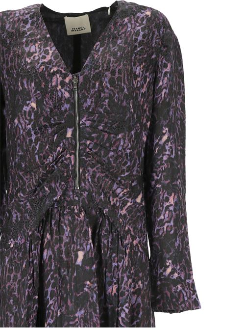 Black/multicolour abstract dress Isabel Marant | RO0574FAB3J05I86DU